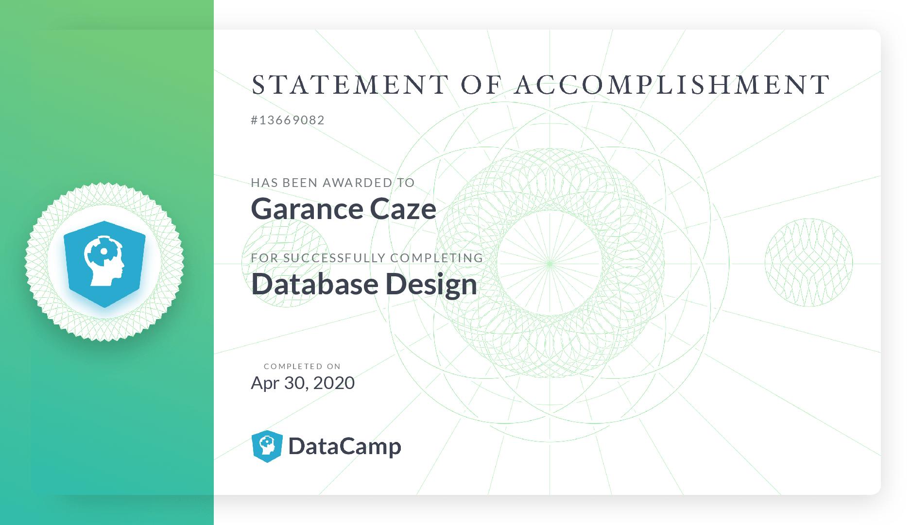 Database design